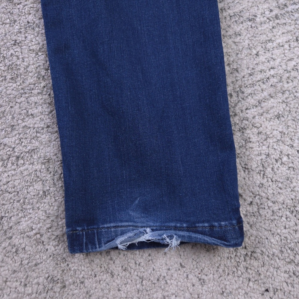 Mugsy Jeans Mens 32x28 33x28 Fultons Classic Slim Straight Stretch Denim Blue - Picture 6 of 10